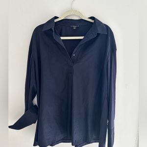 Cos navy blouse size M